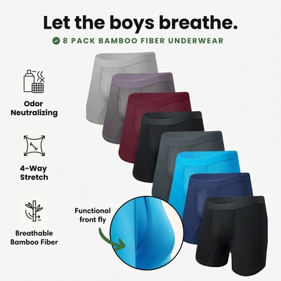Dual Pouch Bamboo Boxers